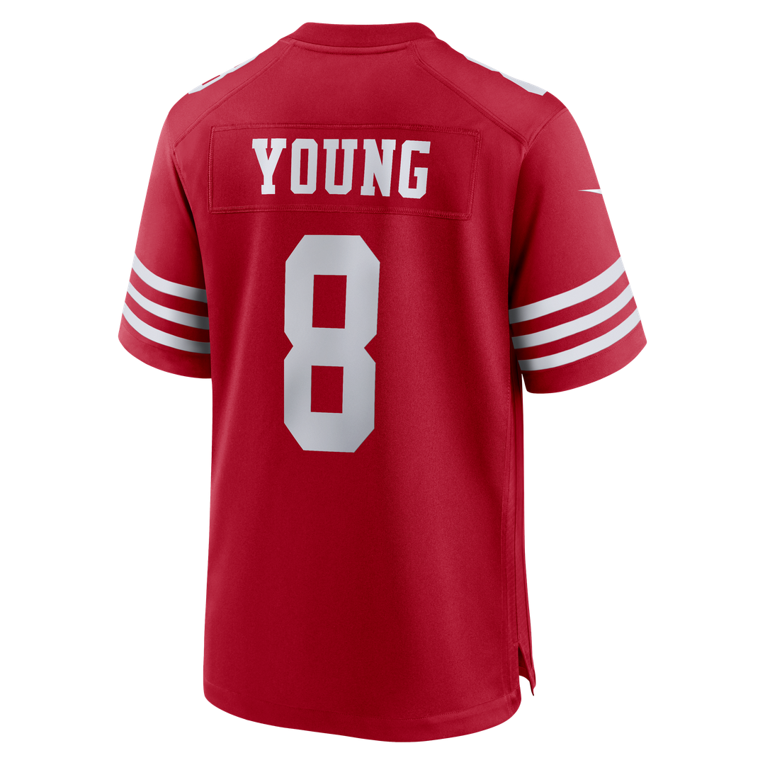 Steve Young San Francisco 49ers Scarlet Retired Player Game Jersey