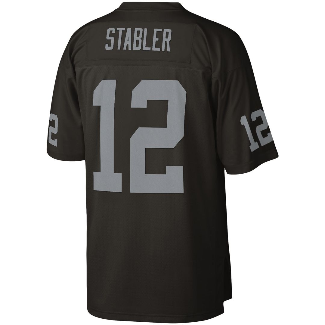 Ken Stabler Las Vegas Raiders Black Legacy Replica Jersey