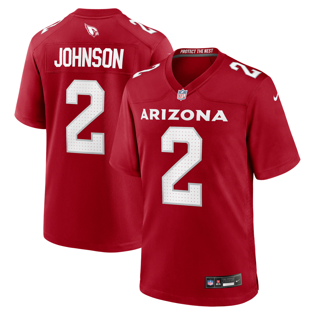 Will Johnson Arizona Cardinals Cardinal Team Game Jersey