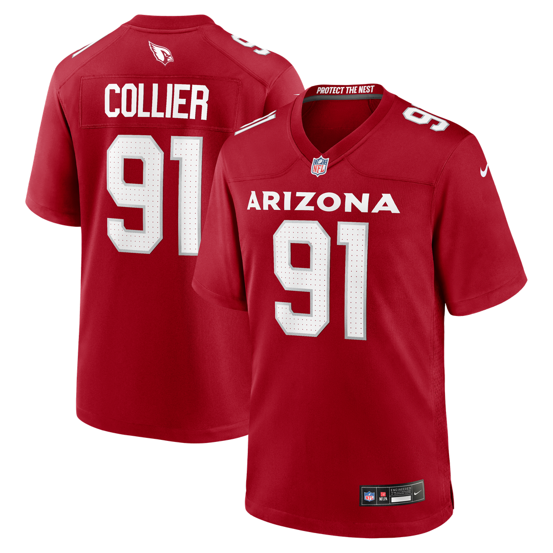 L.J. Collier Arizona Cardinals Cardinal Team Game Jersey