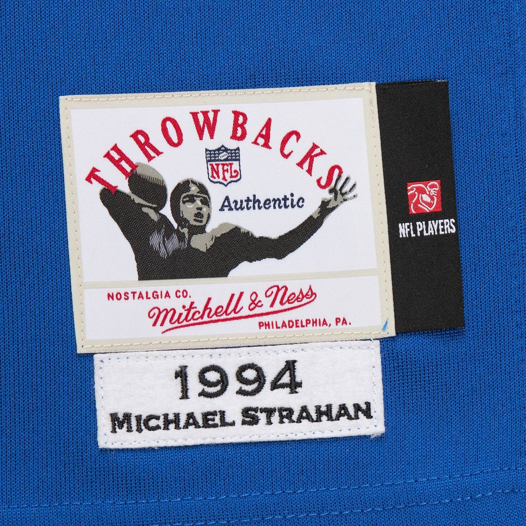 Michael Strahan New York Giants 1994 Royal Authentic Throwback Retired Player Jersey