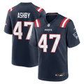 Julian Ashby New England Patriots Navy Team Game Jersey