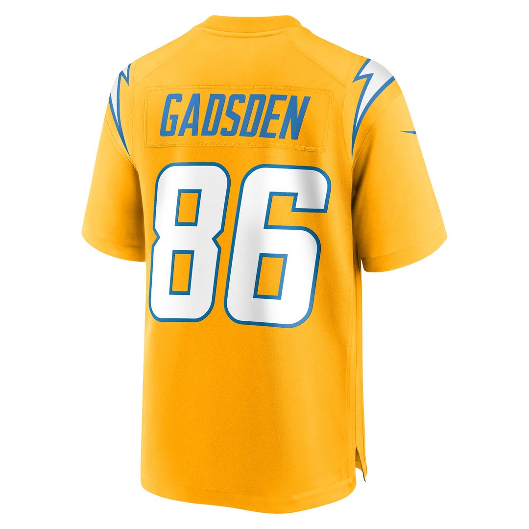 Oronde Gadsden Los Angeles Chargers Gold Alternate Charger Power Game Jersey