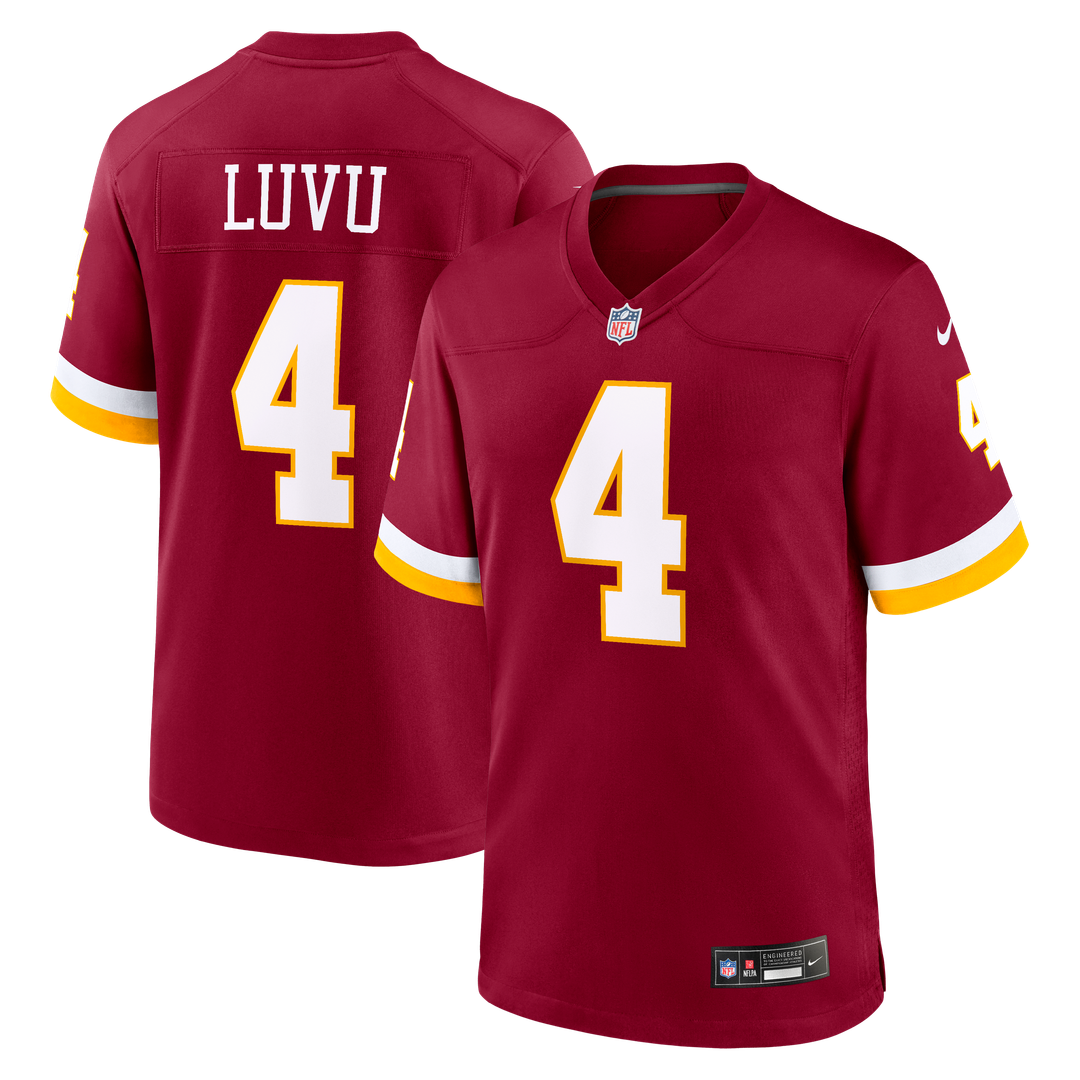 Frankie Luvu Washington Commanders Black Hail Raiser Alternate Game Jersey