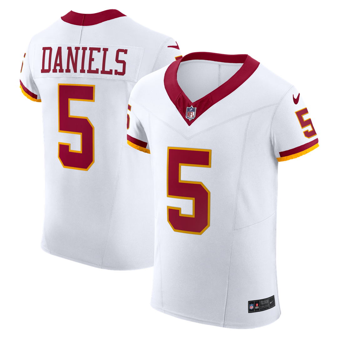 Washington Commanders Jayden Daniels White Alternate 2 Super Bowl Era Vapor F.U.S.E. Elite Jersey