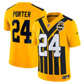 Joey Porter Jr. Pittsburgh Steelers Gold Alternate 1933 Throwback Vapor F.U.S.E. Limited Jersey