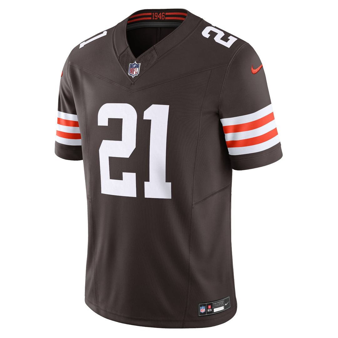 Denzel Ward Cleveland Browns Brown Vapor F.U.S.E. Limited Jersey