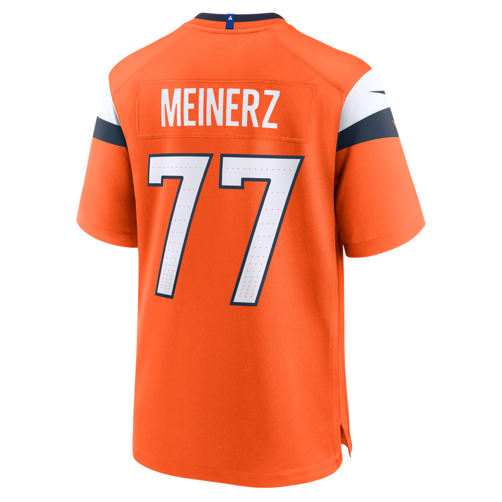 Quinn Meinerz Denver Broncos Orange Team Game Jersey
