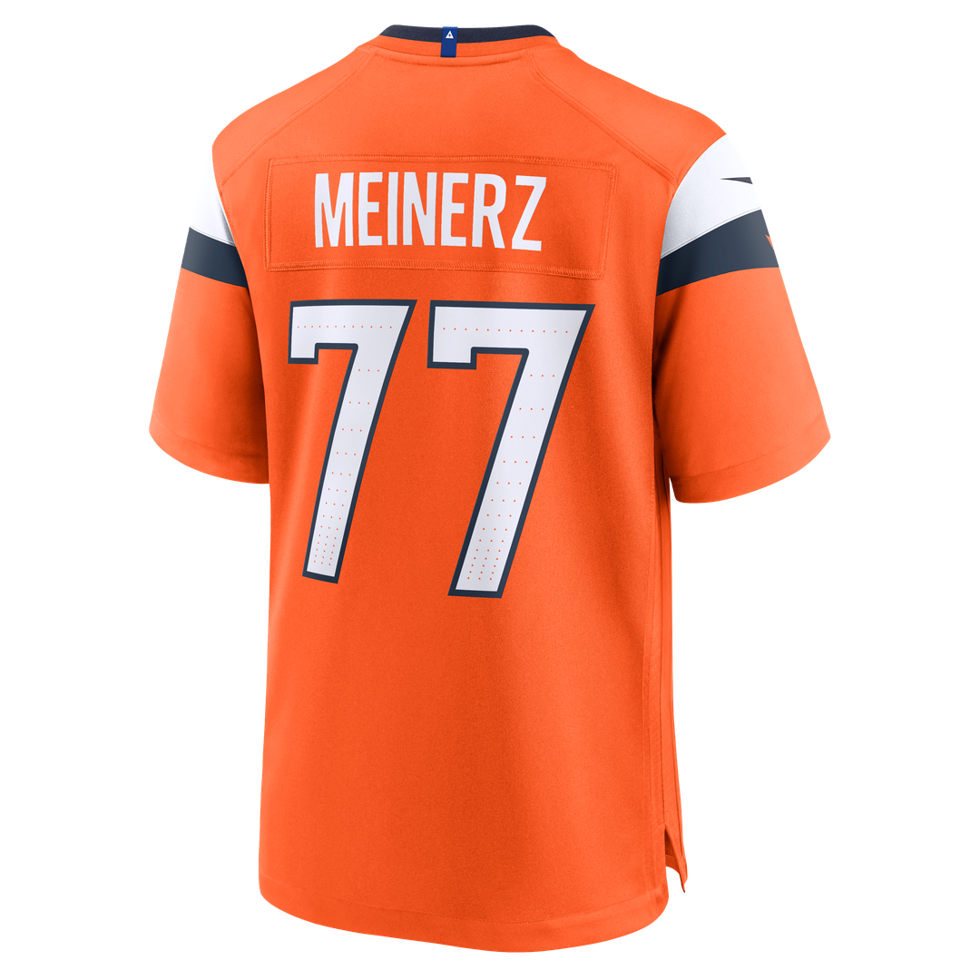 Quinn Meinerz Denver Broncos Orange Team Game Jersey
