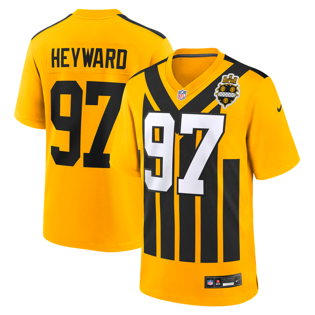 Cameron Heyward Pittsburgh Steelers Gold Alternate 1933 Throwback Game Jersey