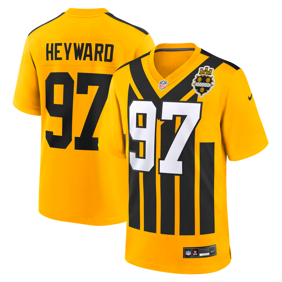 Cameron Heyward Pittsburgh Steelers Gold Alternate 1933 Throwback Game Jersey