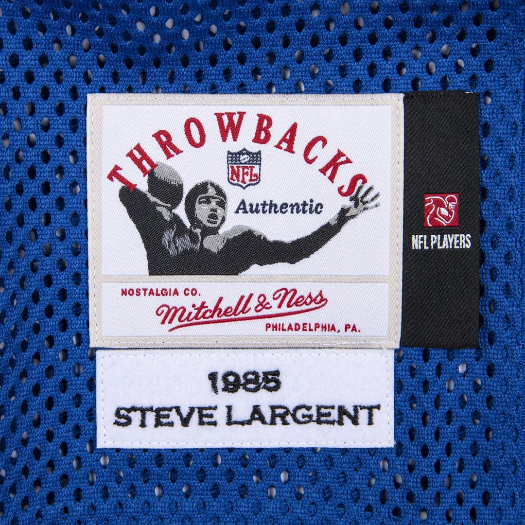 Steve Largent Seattle Seahawks 1985 Royal Authentic Throwback Retired Player Jersey