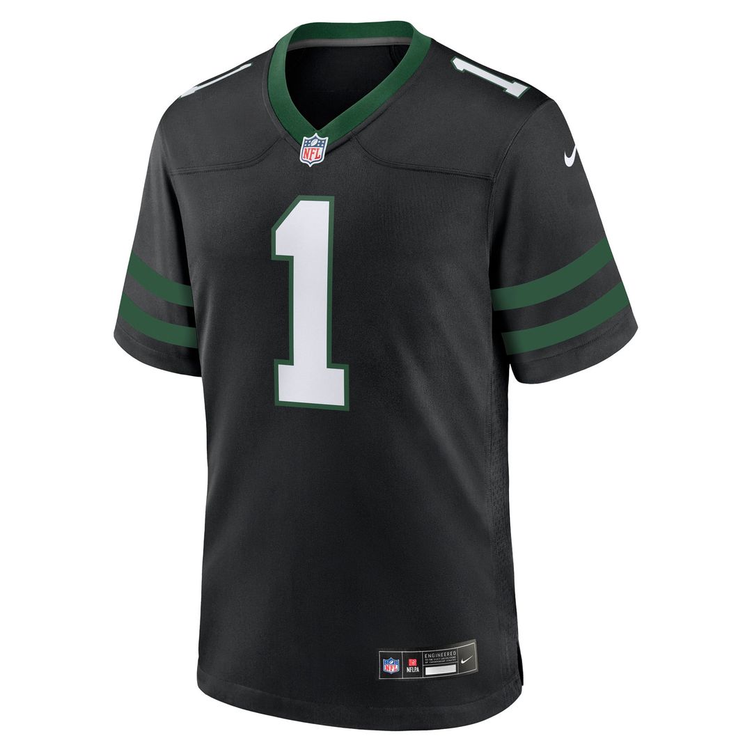 David Bailey New York Jets Legacy Black Alternate Game Player Jersey