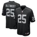 Fred Biletnikoff Las Vegas Raiders Black Game Retired Player Jersey