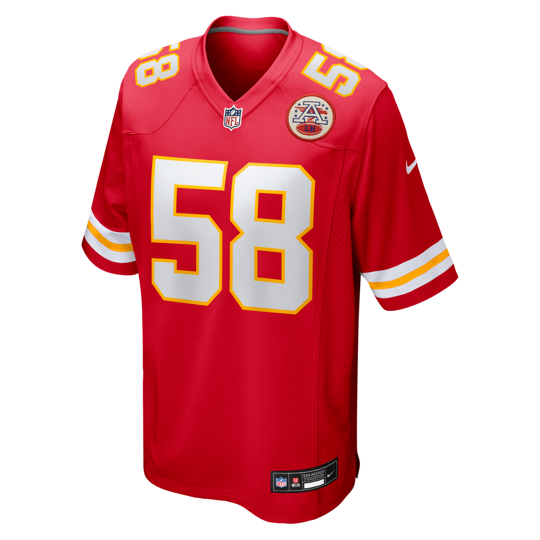 Derrick Thomas Kansas City Chiefs Red Game Retired Player Jersey