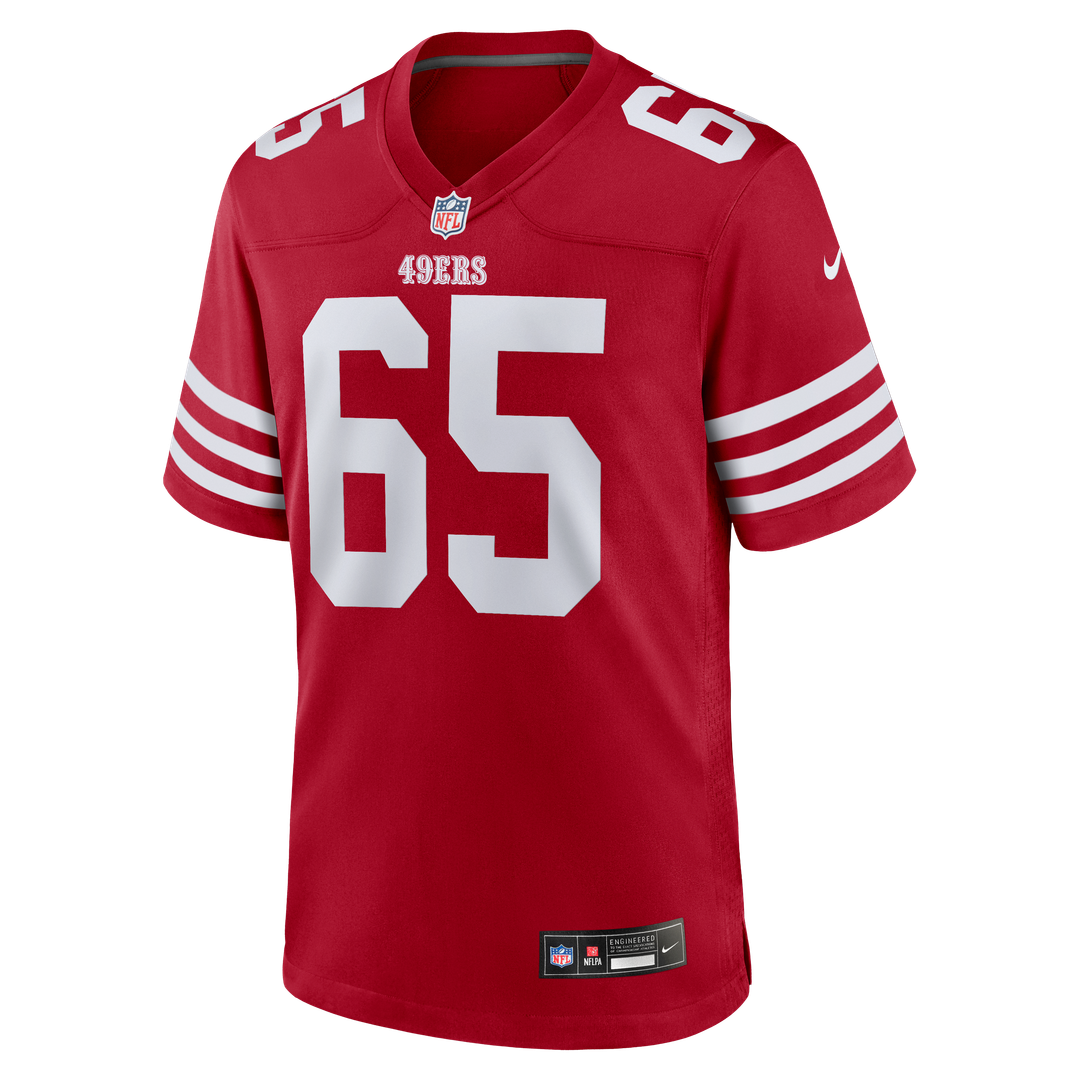 Drew Moss San Francisco 49ers Scarlet Team Game Jersey