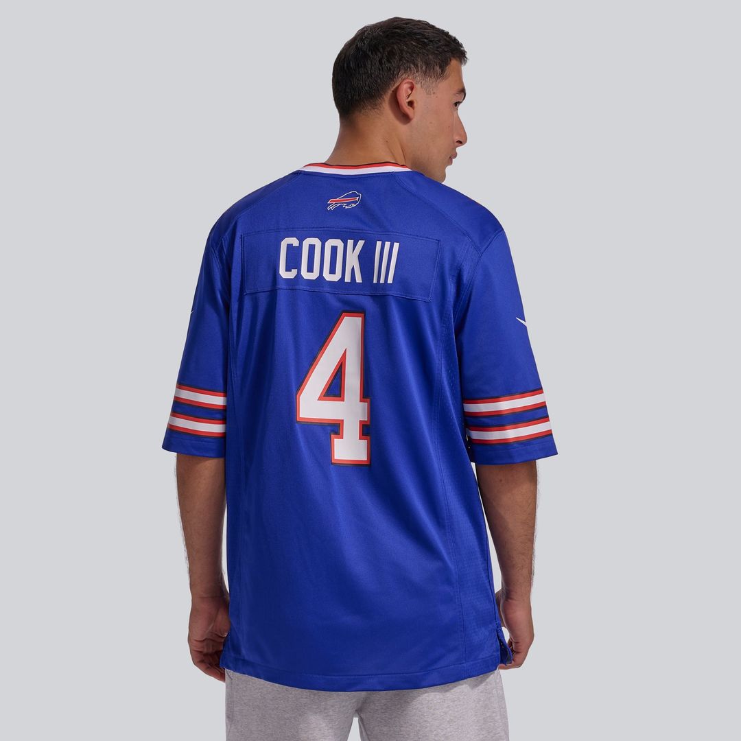 James Cook III Buffalo Bills Gray Nickel City Game Jersey