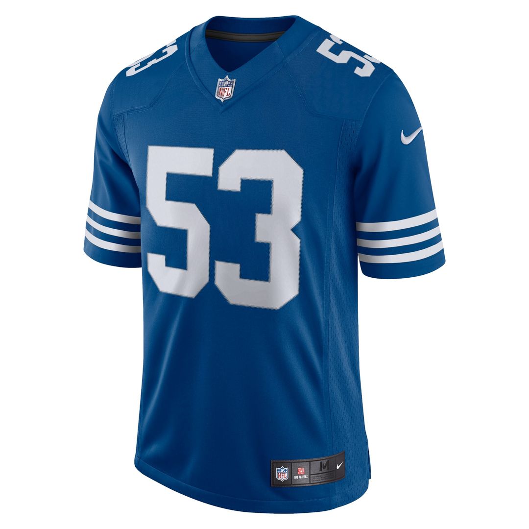 Darius Leonard Indianapolis Colts Royal Alternate Vapor Limited Jersey