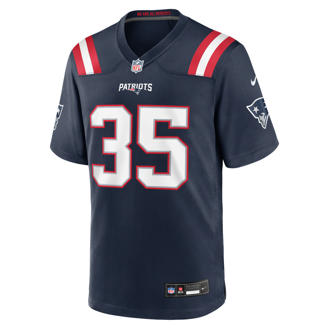 K.J. Britt New England Patriots Navy Team Game Jersey