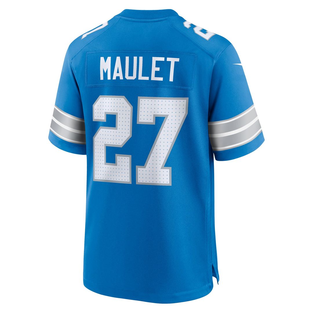 Arthur Maulet Detroit Lions Blue Team Game Jersey