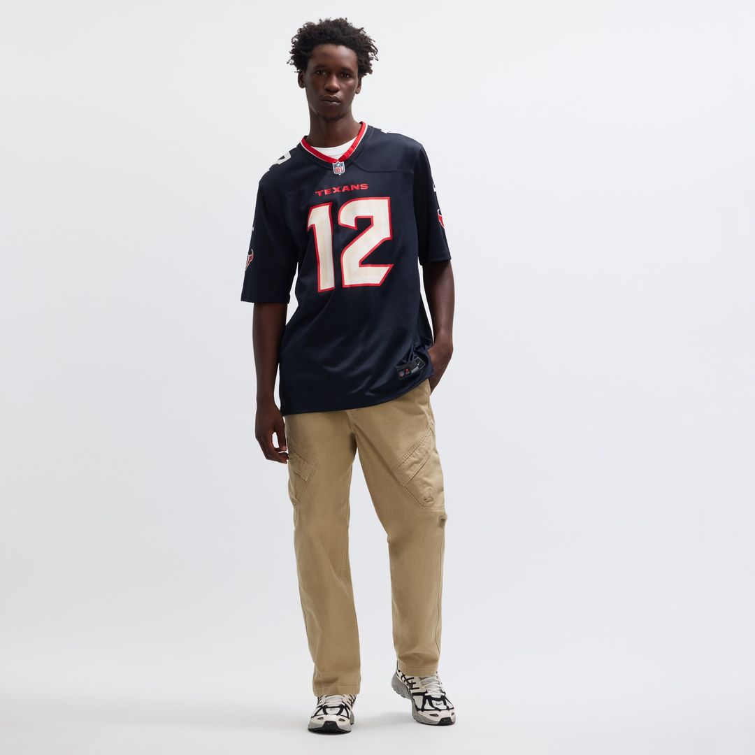 Nico Collins Houston Texans Navy Game Jersey