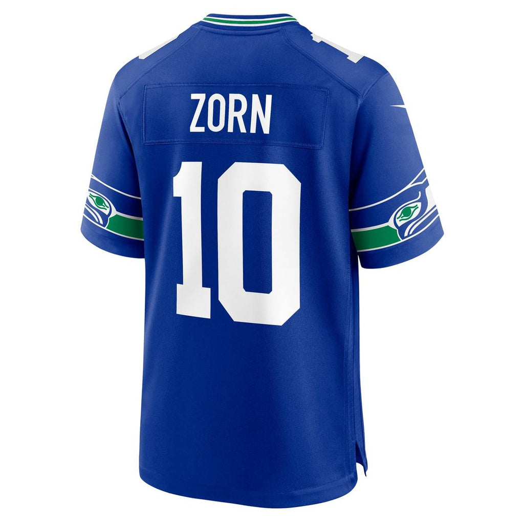 Jim Zorn Seattle Seahawks Royal Retired Player Alternate Game Jersey