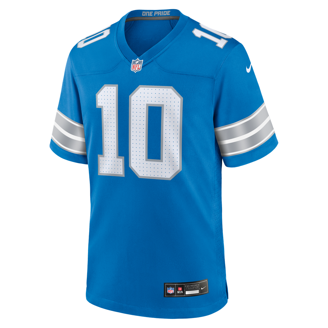 Isiah Pacheco Detroit Lions Blue Team Game Jersey