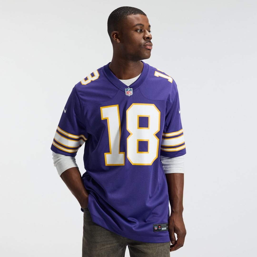 Justin Jefferson Minnesota Vikings Purple Classic Player Game Jersey