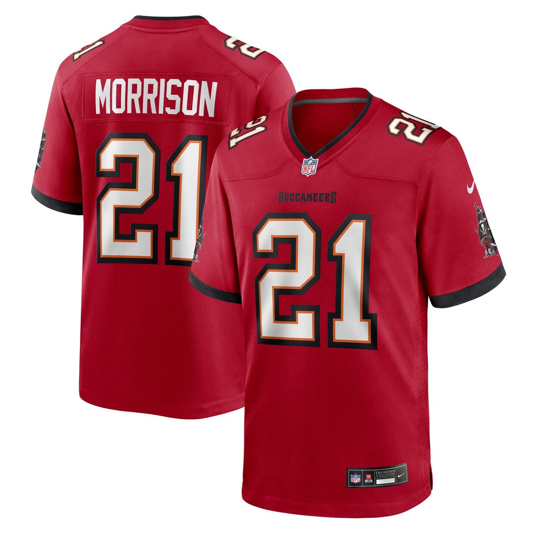 Benjamin Morrison Tampa Bay Buccaneers Red Team Game Jersey