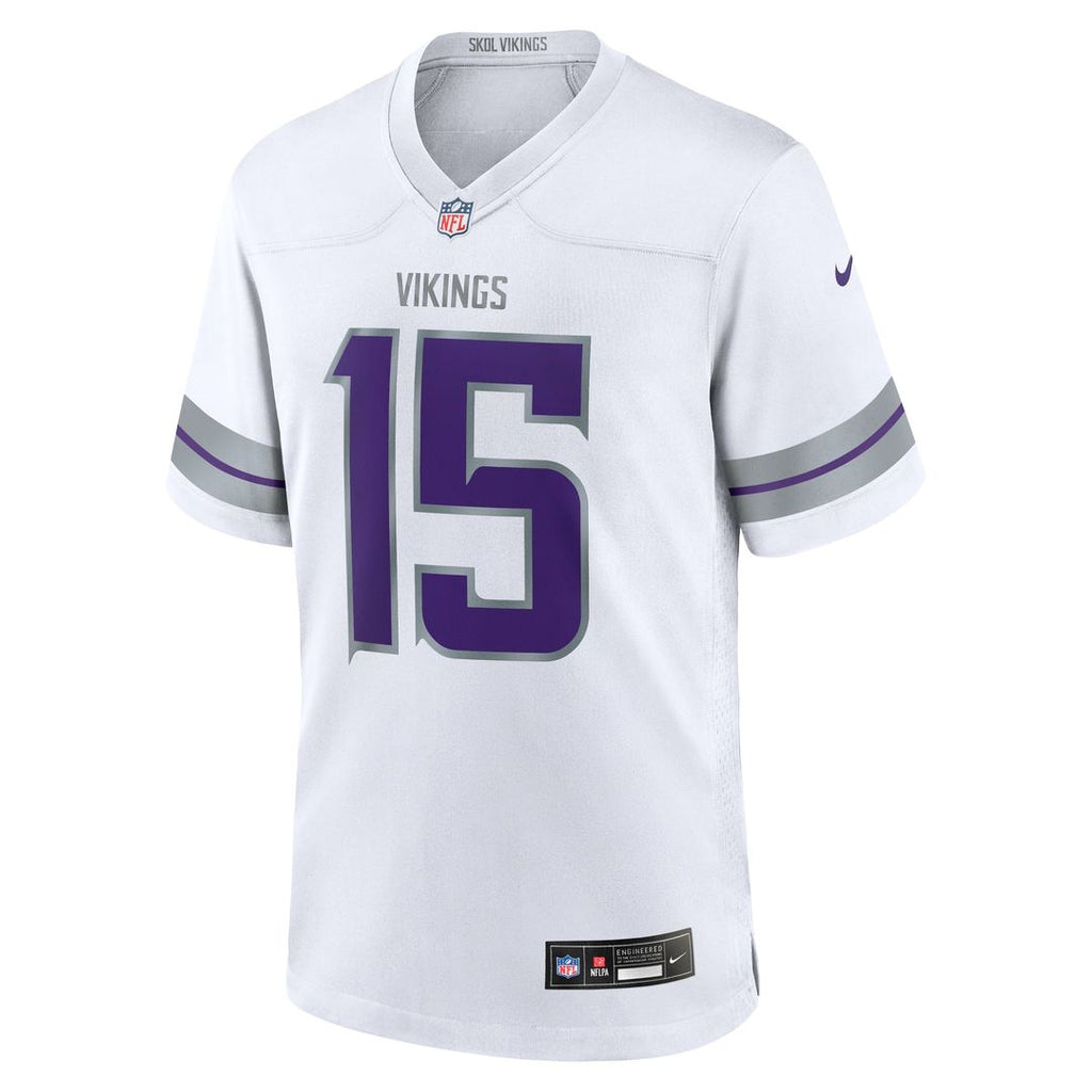 Dallas Turner Minnesota Vikings Purple Game Jersey