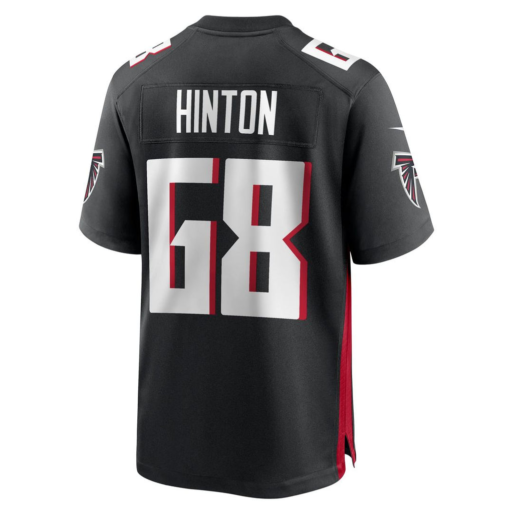 Kyle Hinton Atlanta Falcons Black Team Game Jersey