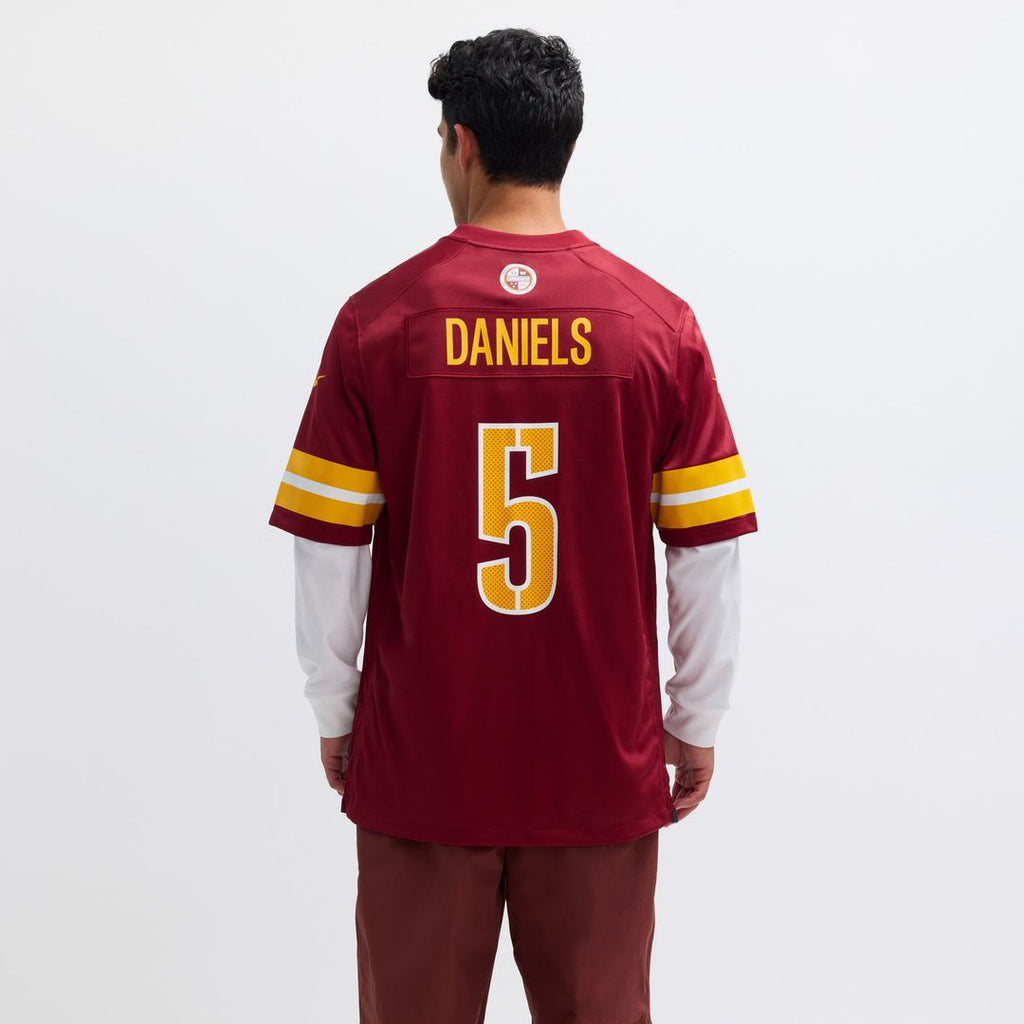 Jayden Daniels Washington Commanders White Player Game Jersey