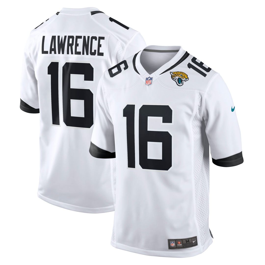 Trevor Lawrence Jacksonville Jaguars Black Alternate Game Jersey