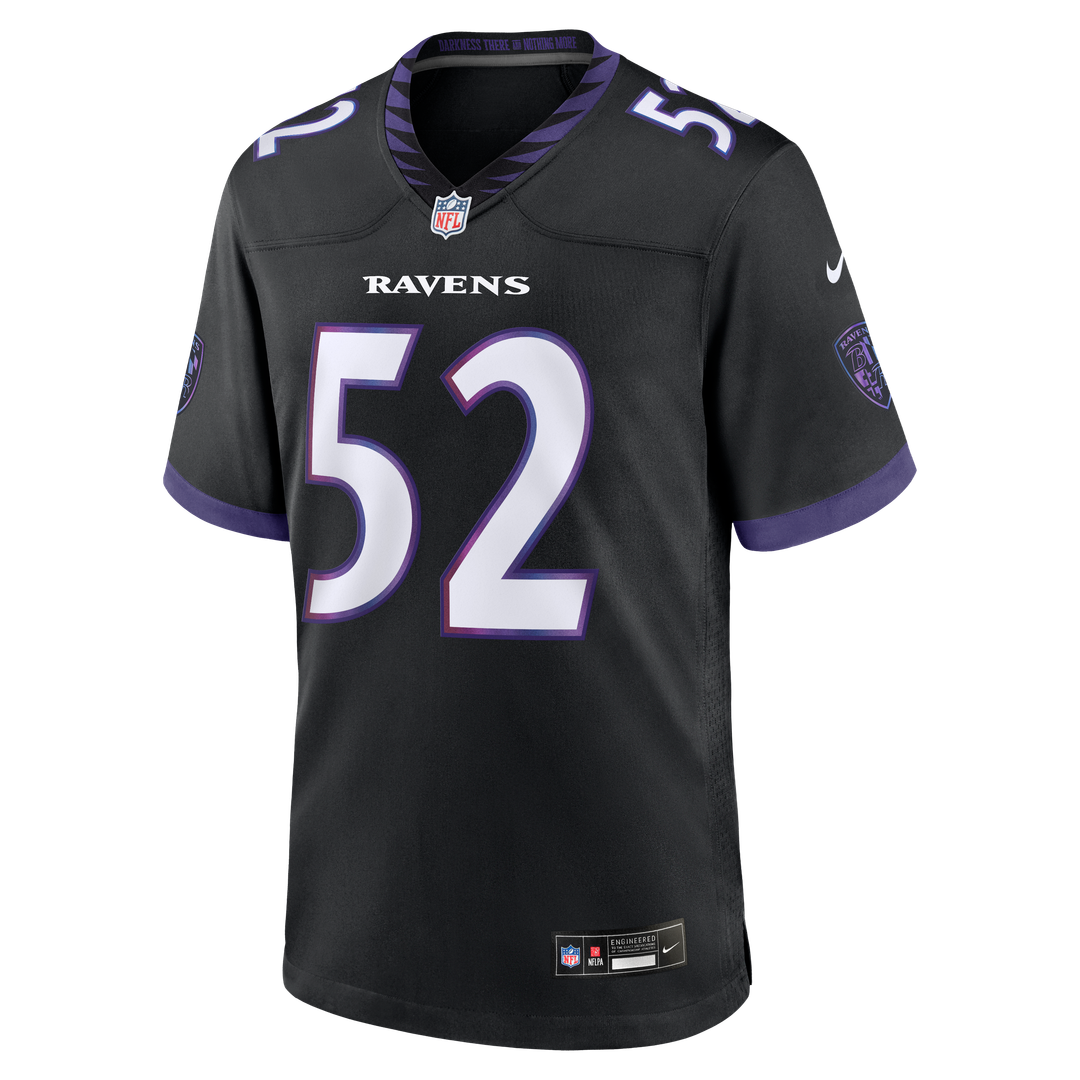 Ray Lewis Baltimore Ravens Black Alternate Retired Player Game Jersey