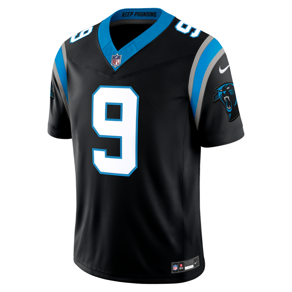 Bryce Young Carolina Panthers Blue Alternate Vapor F.U.S.E. Stitched Limited Jersey