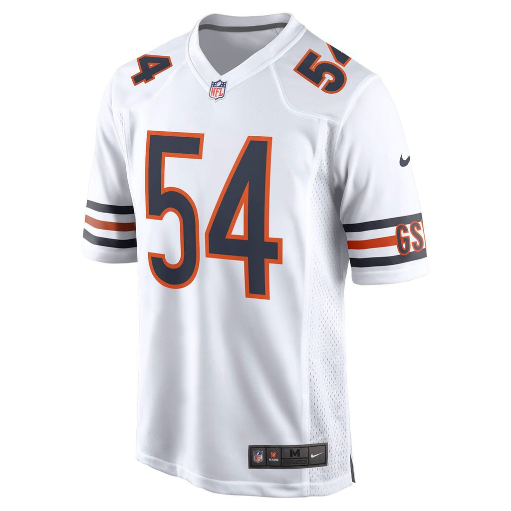 Brian Urlacher Chicago Bears White Retired Player Game Jersey