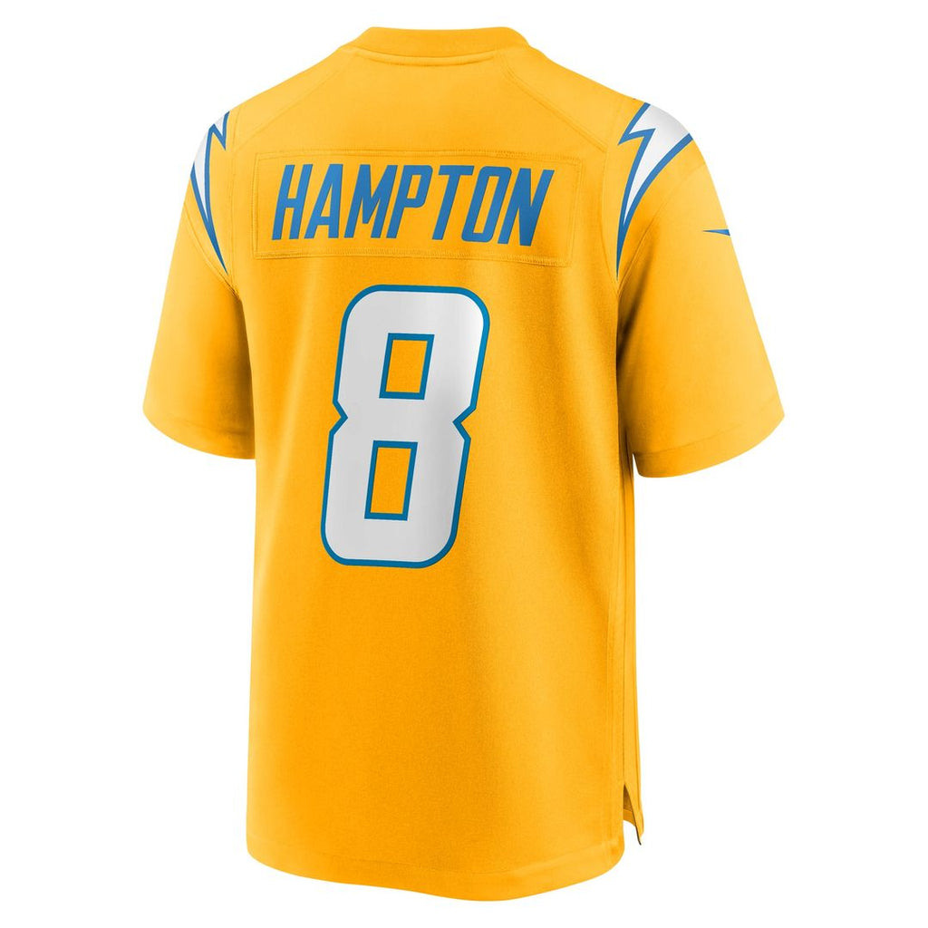 Omarion Hampton Los Angeles Chargers Navy Alternate Super Chargers Game Player Jersey
