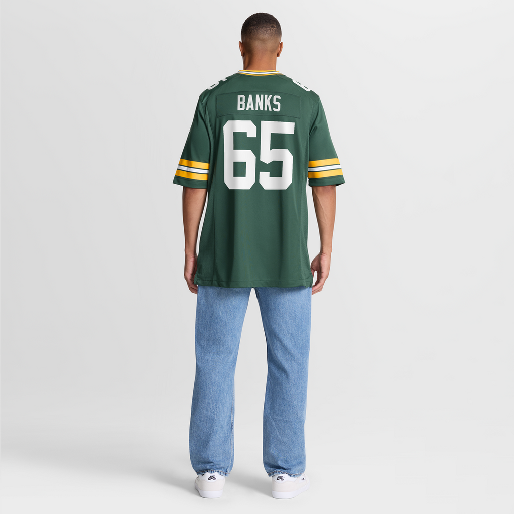Aaron Banks Green Bay Packers Green Team Game Jersey