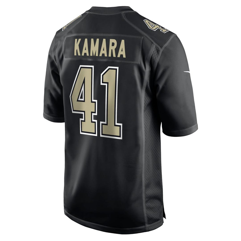 Alvin Kamara New Orleans Saints Carbon Black Fashion Game Jersey