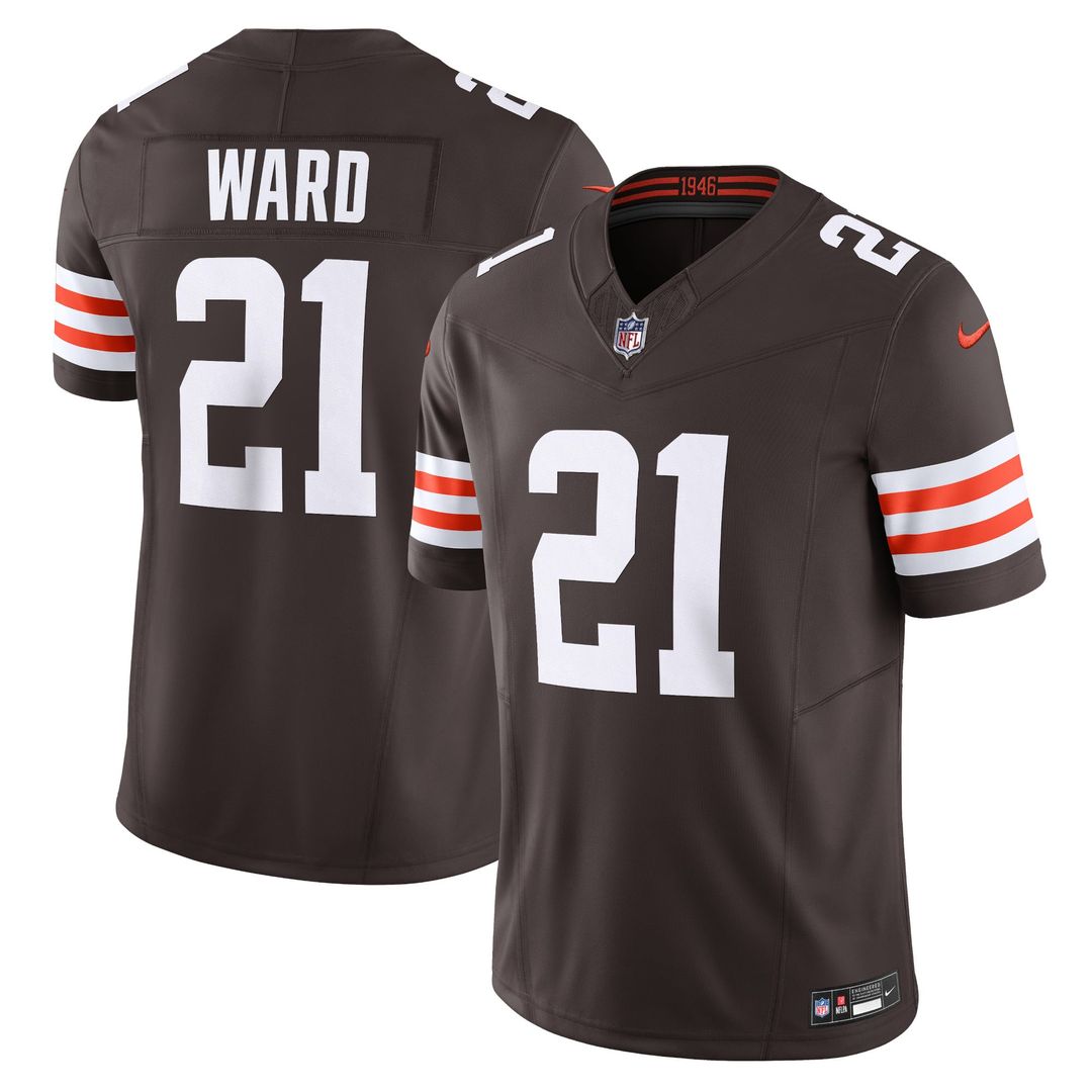 Denzel Ward Cleveland Browns Brown Vapor F.U.S.E. Limited Jersey