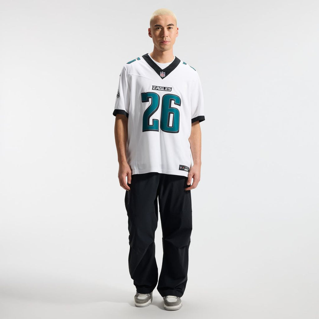 Saquon Barkley Philadelphia Eagles White Vapor F.U.S.E. Stitched Limited Jersey