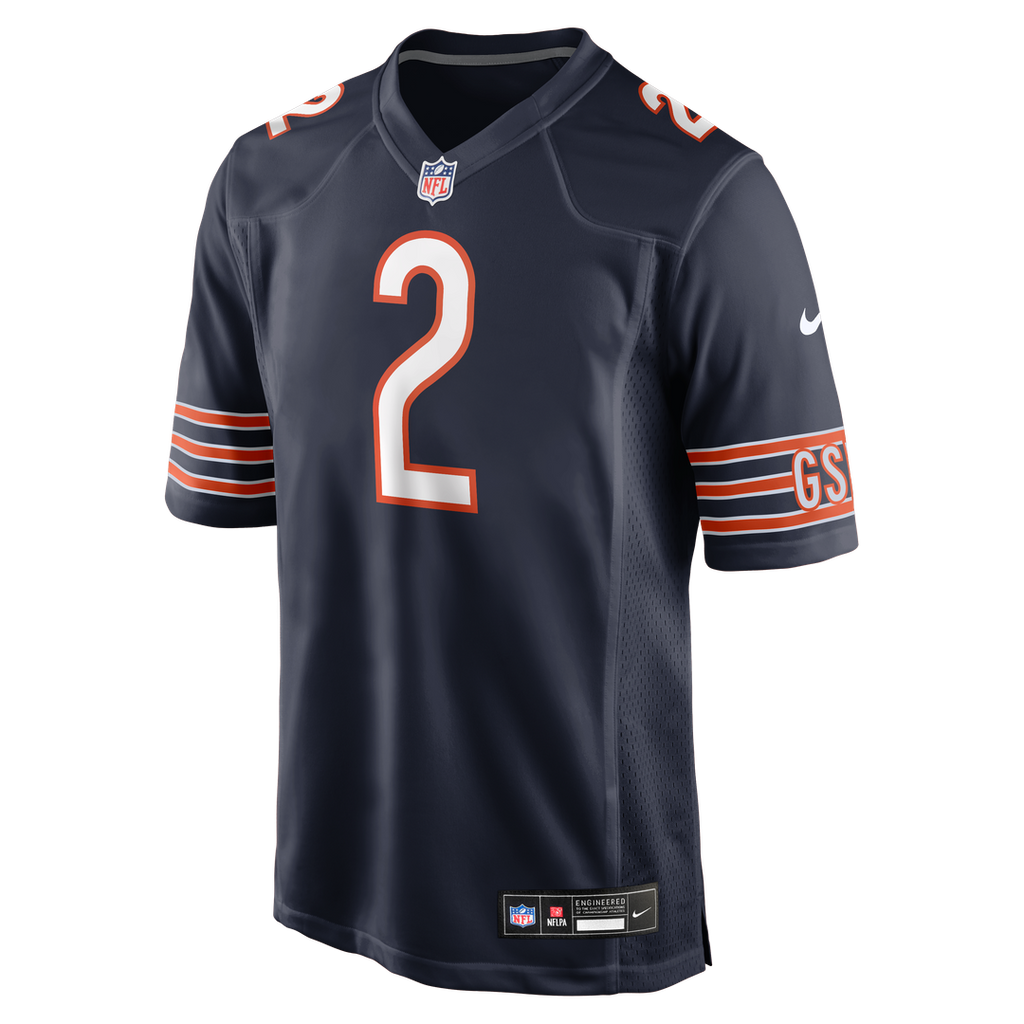 Coby Bryant Chicago Bears Navy Team Game Jersey