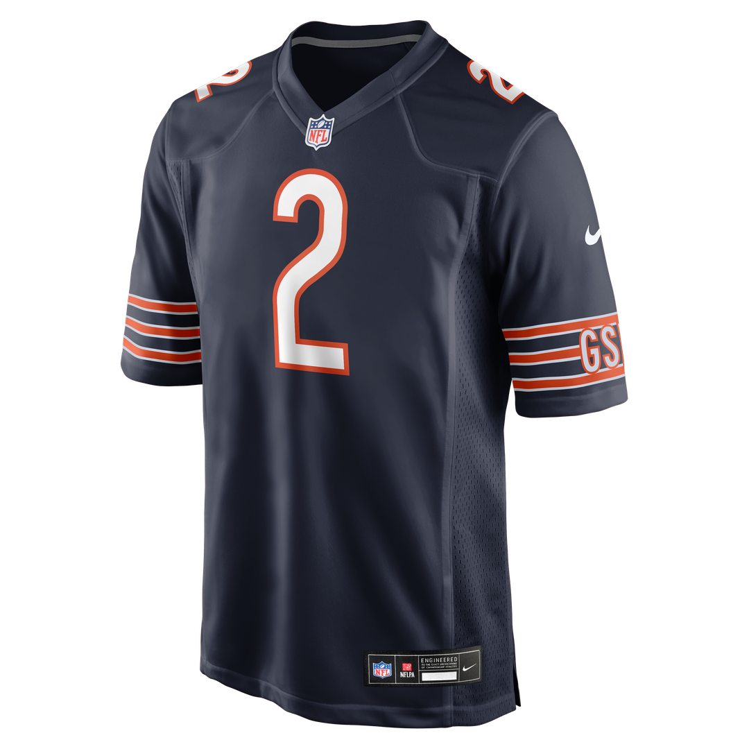 Coby Bryant Chicago Bears Navy Team Game Jersey