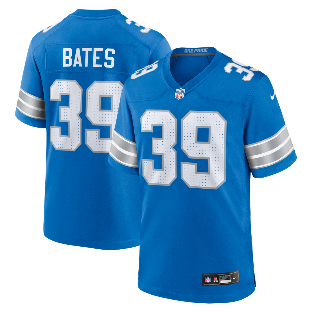 Jake Bates Detroit Lions Blue Team Game Jersey