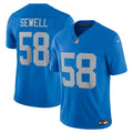 Penei Sewell Detroit Lions Blue Vapor F.U.S.E. Alternate Limited Jersey