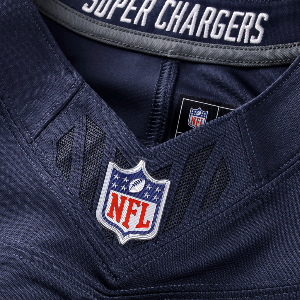 Ladd McConkey Los Angeles Chargers Powder Blue Team Vapor F.U.S.E. Stitched Limited Jersey