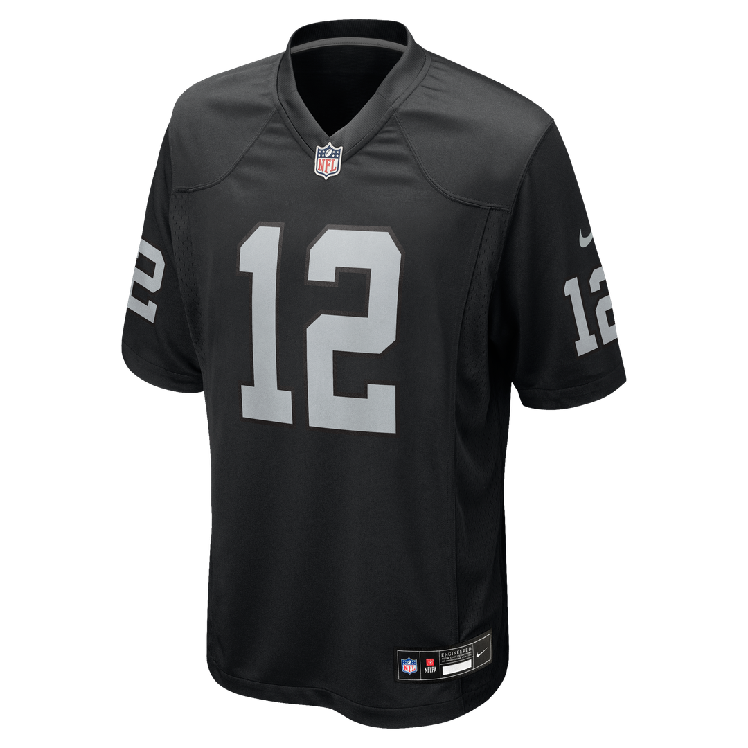 Ken Stabler Las Vegas Raiders Black Game Retired Player Jersey