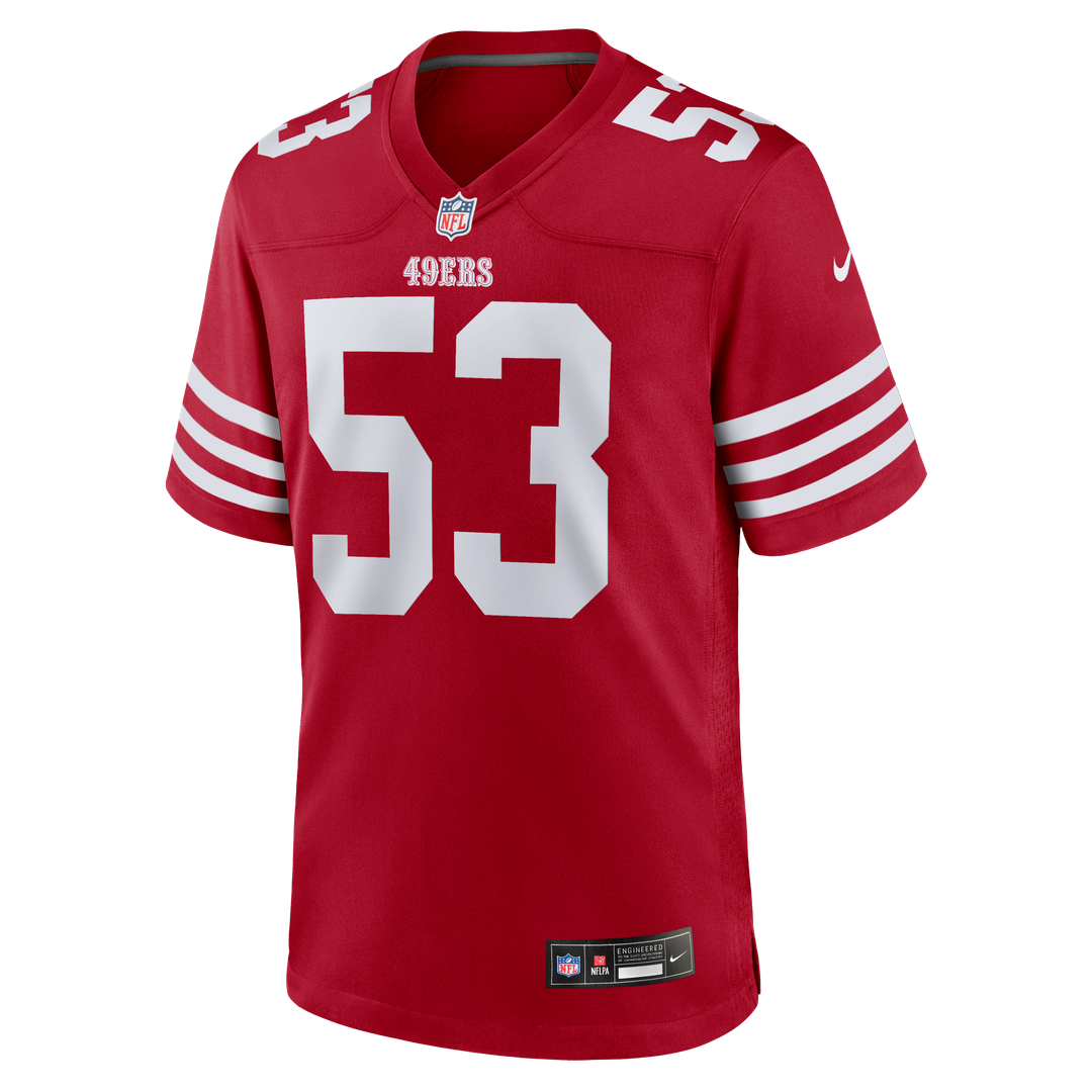 Jaden Dugger III San Francisco 49ers Scarlet Team Game Jersey