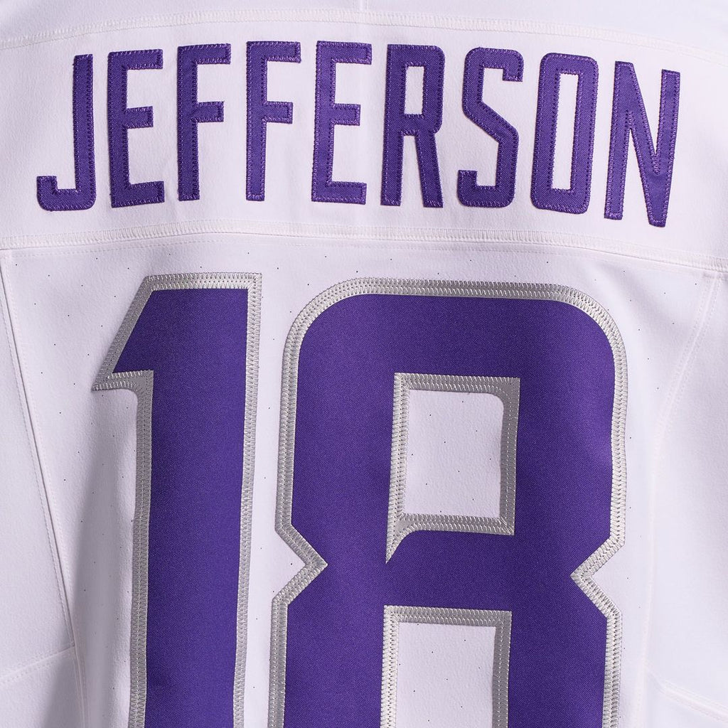 Justin Jefferson Minnesota Vikings White Alternate Vapor F.U.S.E. Elite Player Jersey