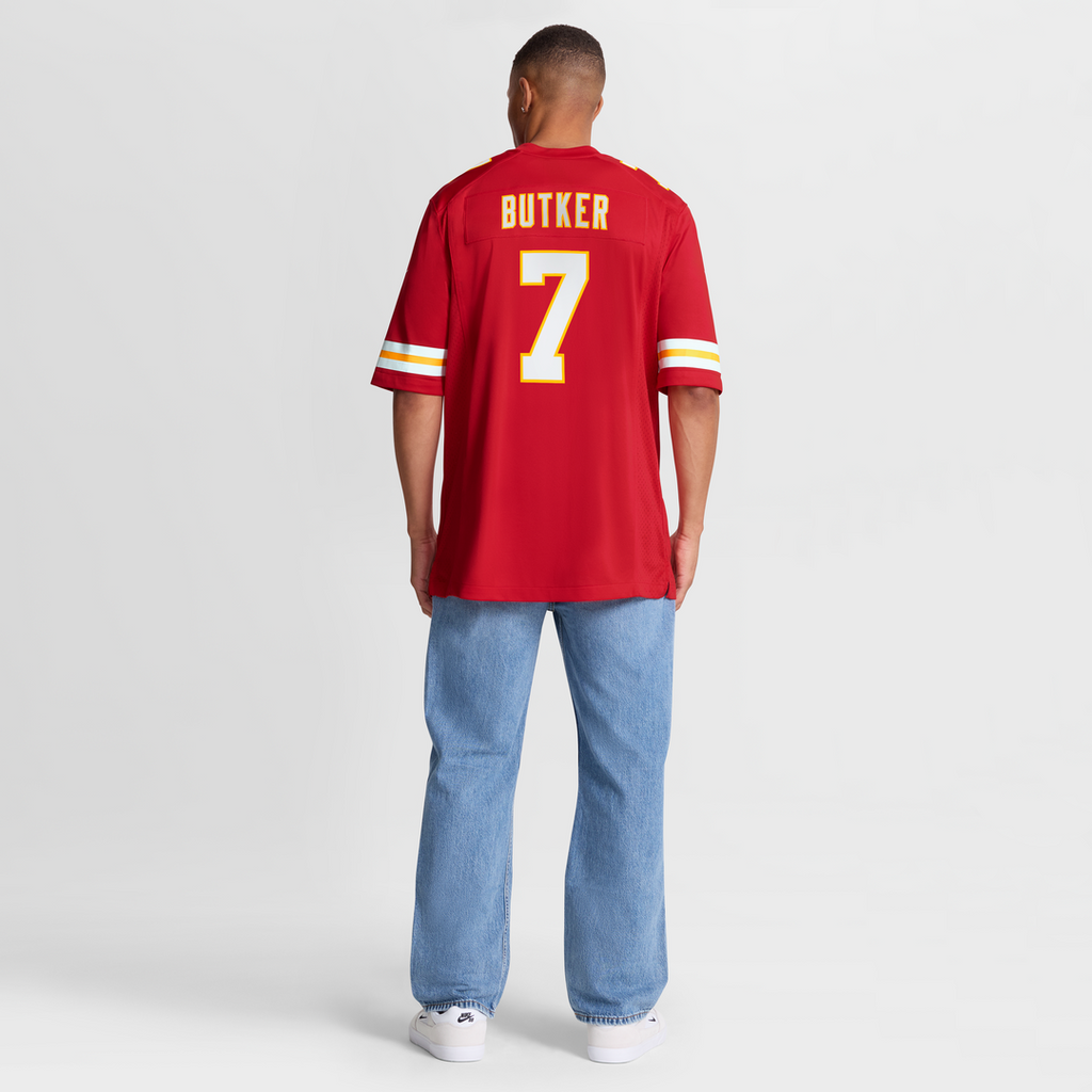 Harrison Butker Kansas City Chiefs Red Game Jersey